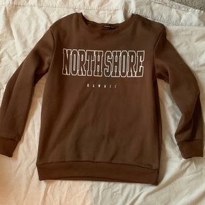 Size xs brown sweatshirt